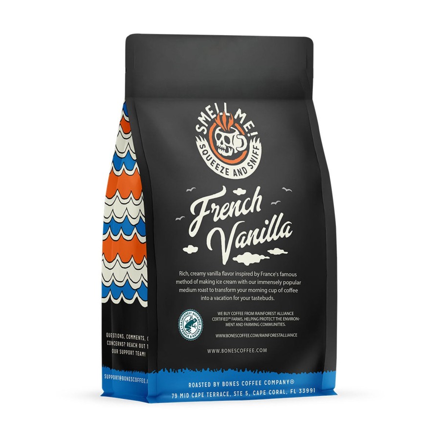 Coffee & Cocoa Bones Coffee Company | French Vanilla | 12Oz