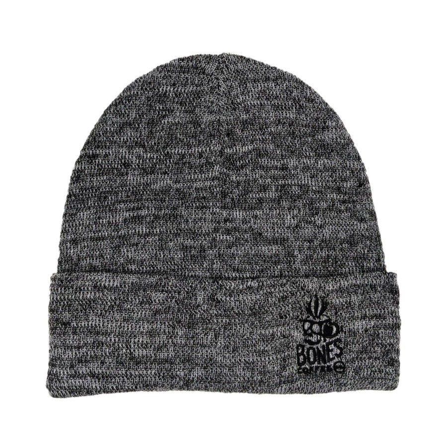 Gear Bones Coffee Company | Skull Logo Beanie | Grey