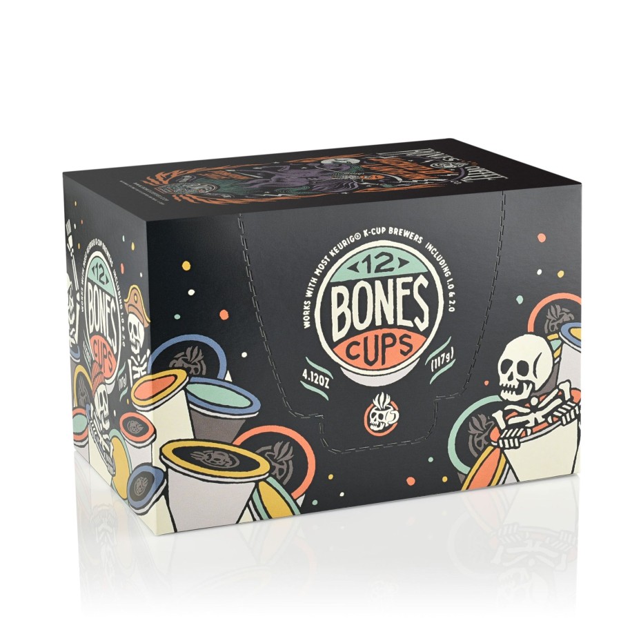 Coffee & Cocoa Bones Coffee Company | Jacked O Lantern Bones Cups - 12 Count