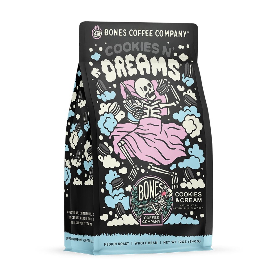 Coffee & Cocoa Bones Coffee Company | Cookies N' Dreams | 12Oz