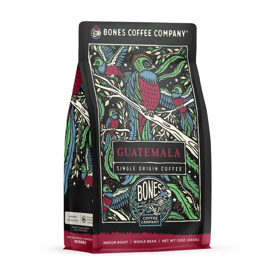 Coffee & Cocoa Bones Coffee Company | Guatemala Single-Origin Coffee | 12Oz