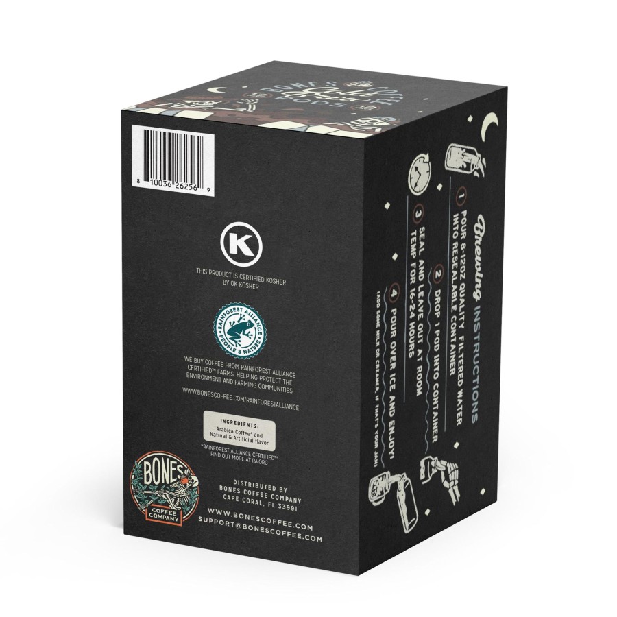 Coffee & Cocoa Bones Coffee Company | Highland Grog Cold Brew Pods | 12 Count