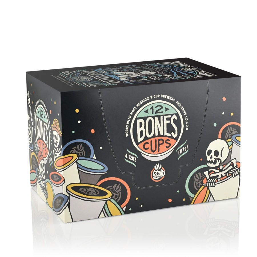 Coffee & Cocoa Bones Coffee Company | High Voltage Bones Cups - 12 Count