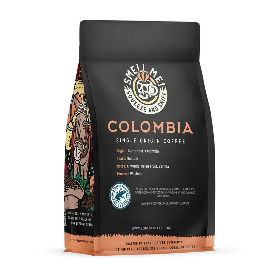 Coffee & Cocoa Bones Coffee Company | Colombia Single-Origin Coffee | 12Oz