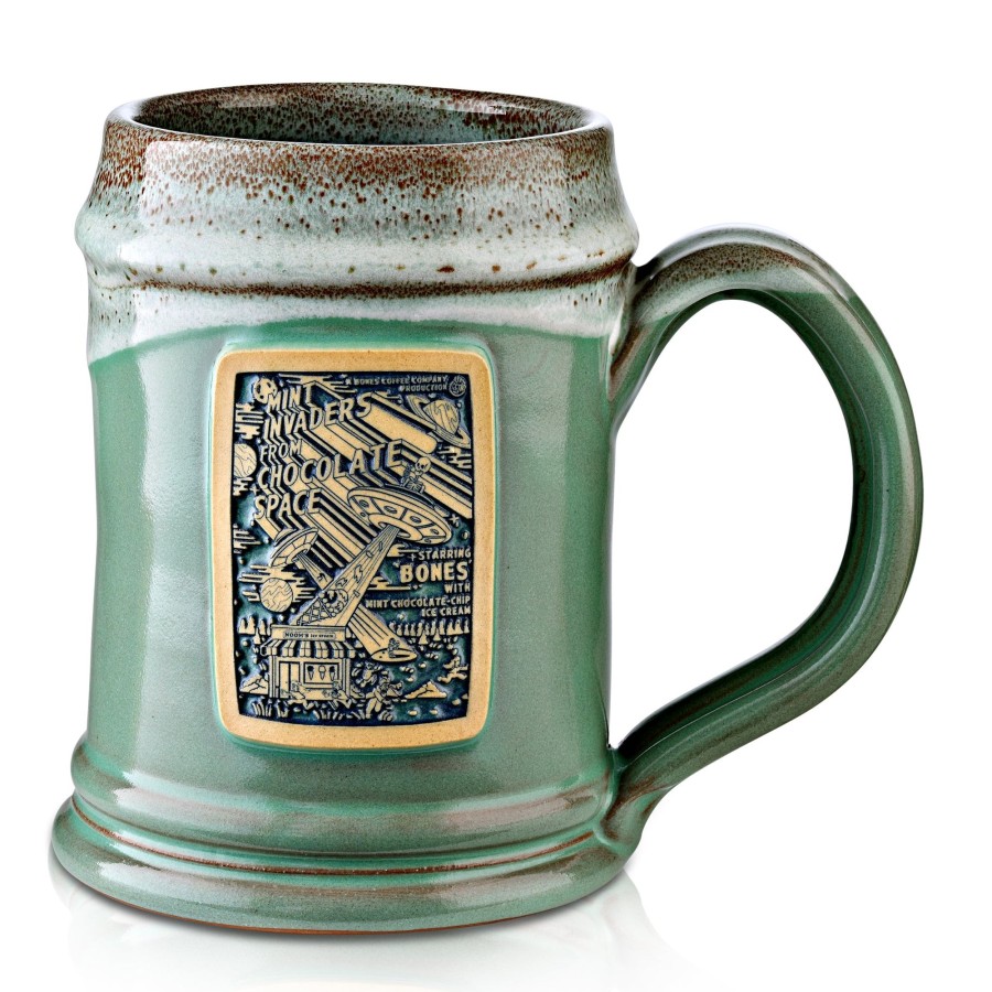 Gear Deneen Pottery | Mint Invaders From Chocolate Space Tankard