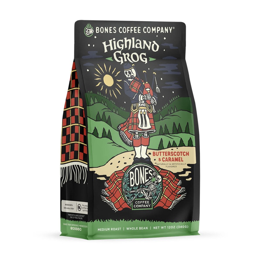 Coffee & Cocoa Bones Coffee Company | Highland Grog | 12Oz