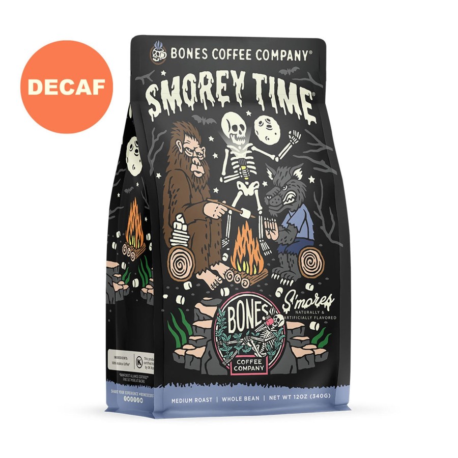 Coffee & Cocoa Bones Coffee Company | Decaf S'Morey Time | 12Oz