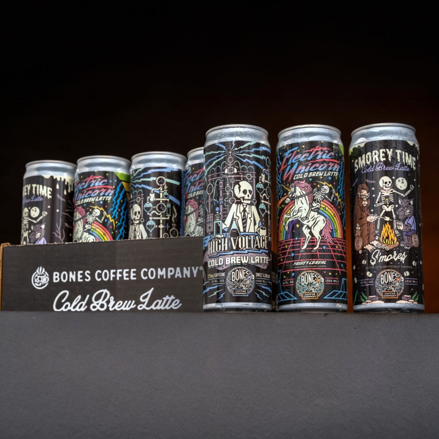 Coffee & Cocoa Bones Coffee Company | Cold Brew Latte Variety Pack 12-Pack