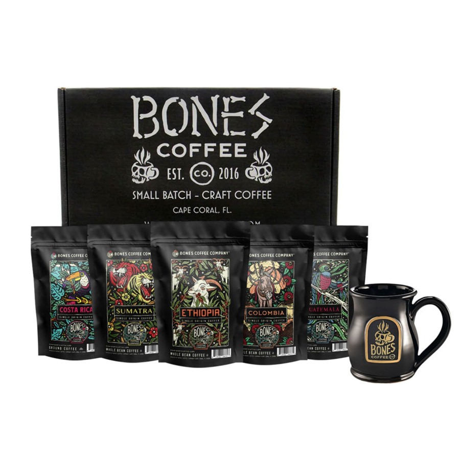 Bundles Bones Coffee Company | World Tour Mug Bundle Box