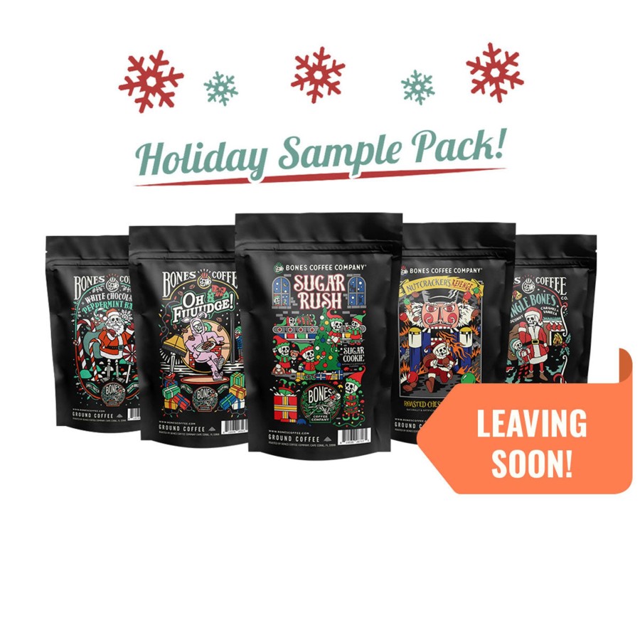 Coffee & Cocoa Bones Coffee Company | Bones' Holiday Sample Pack