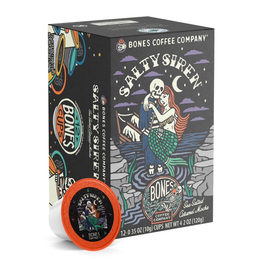 Coffee & Cocoa Bones Coffee Company | Salty Siren Bones Cups - 12 Count