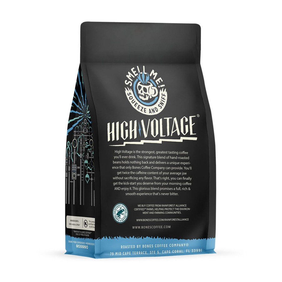 Coffee & Cocoa Bones Coffee Company | High Voltage | 12Oz