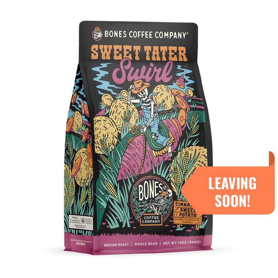 Coffee & Cocoa Bones Coffee Company | Sweet Tater Swirl | 12Oz