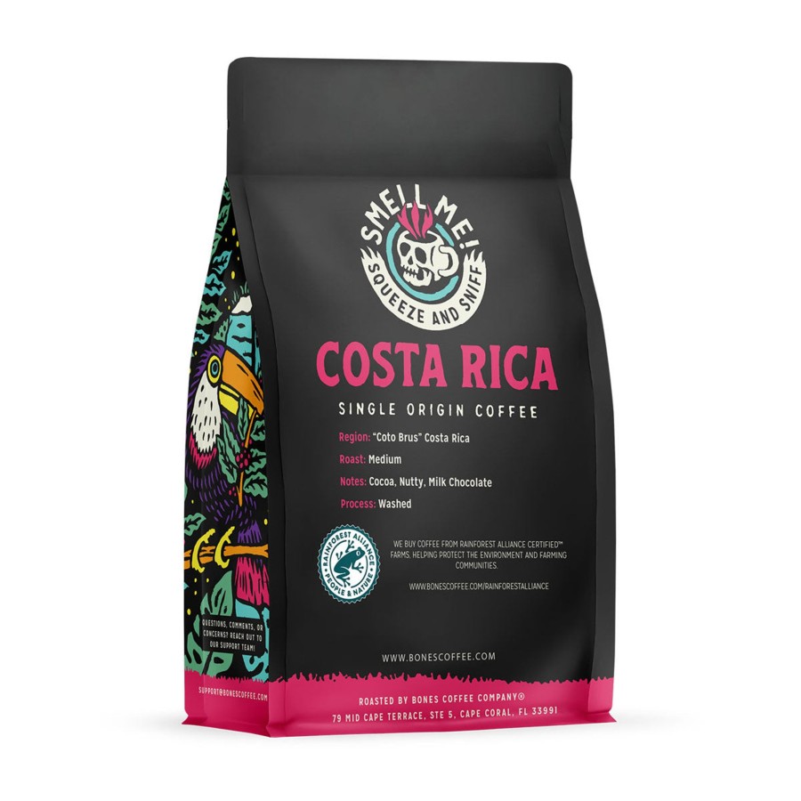 Coffee & Cocoa Bones Coffee Company | Costa Rica Single-Origin Coffee | 12Oz