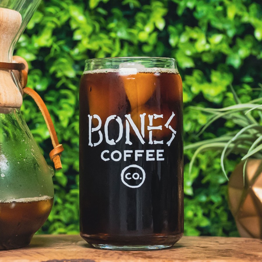 Gear Bones Coffee Company | Cold Brew Glass | 16Oz