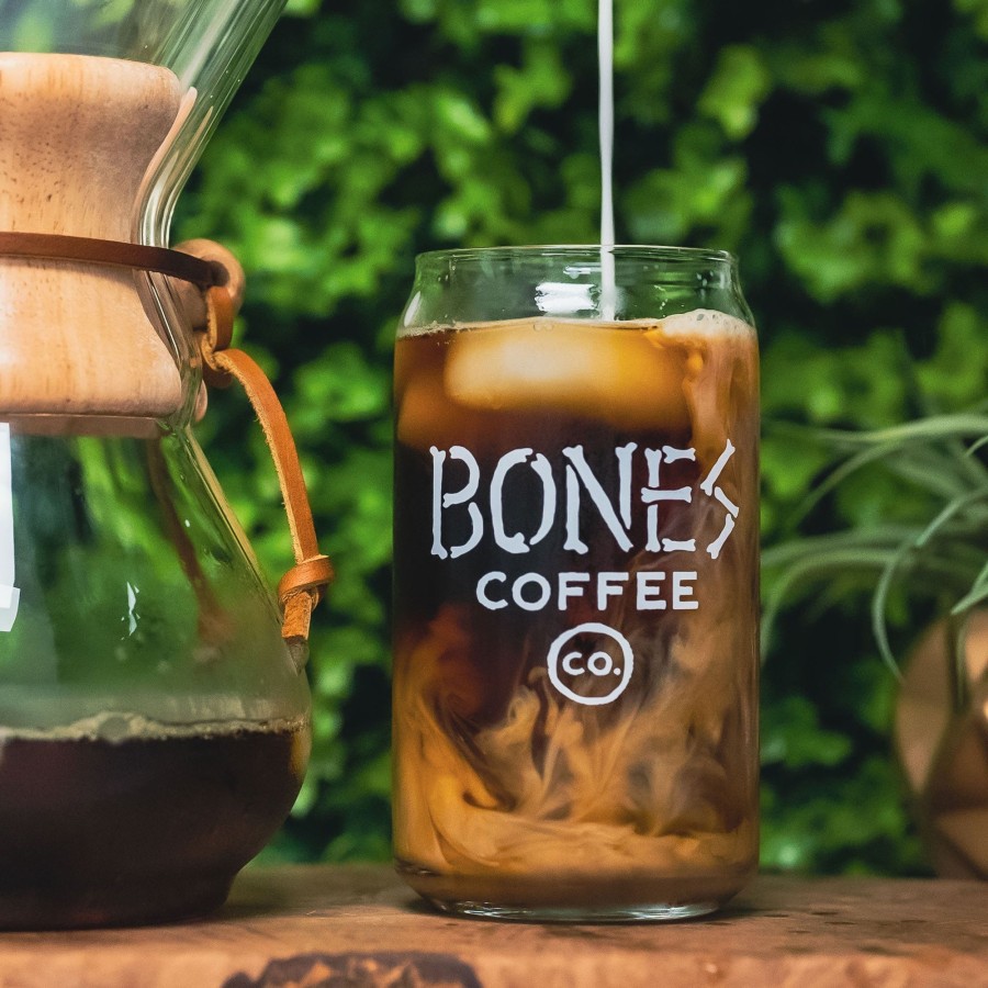 Gear Bones Coffee Company | Cold Brew Glass | 16Oz