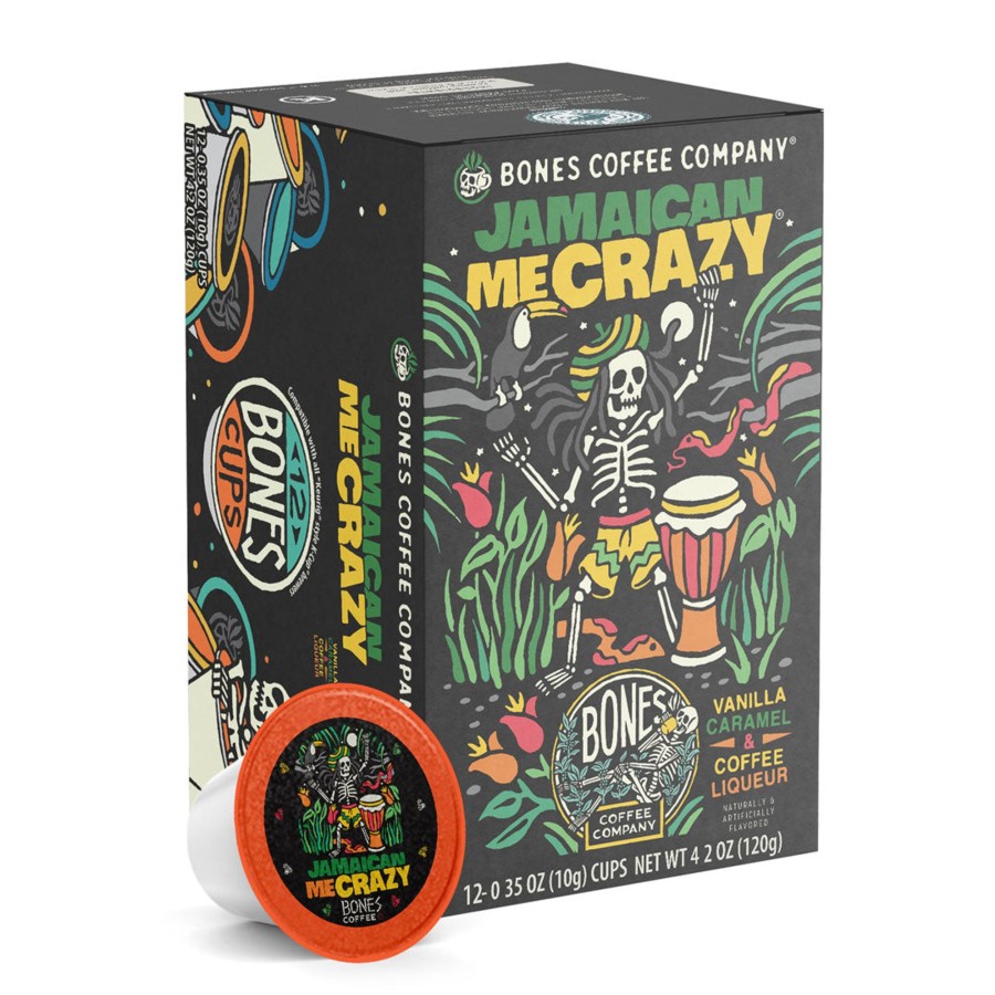 Coffee & Cocoa Bones Coffee Company | Jamaican Me Crazy® Bones Cups - 12 Count