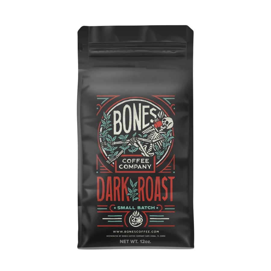 Coffee & Cocoa Bones Coffee Company | Dark Roast | 12Oz