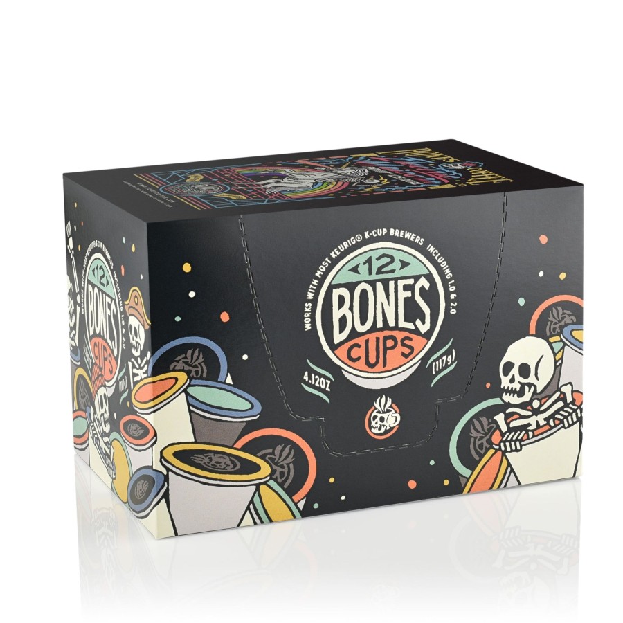 Coffee & Cocoa Bones Coffee Company | Electric Unicorn Bones Cups - 12 Count