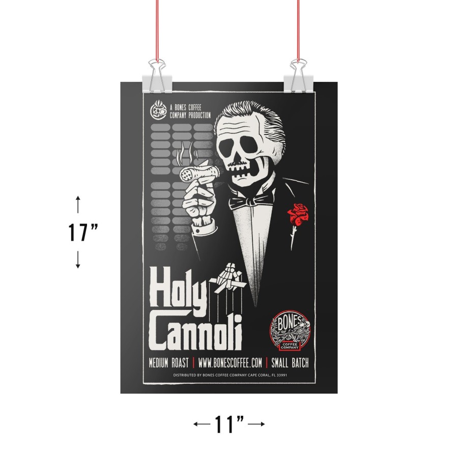 Gear Bones Coffee Company | Holy Cannoli 11X17 Screen-Printed Poster