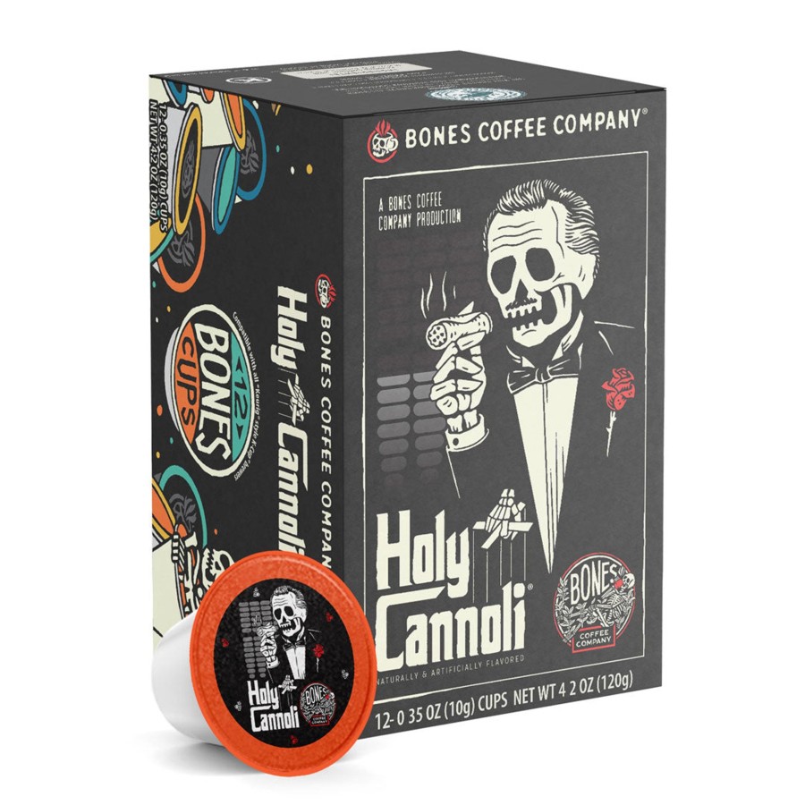 Coffee & Cocoa Bones Coffee Company | Holy Cannoli Bones Cups - 12 Count