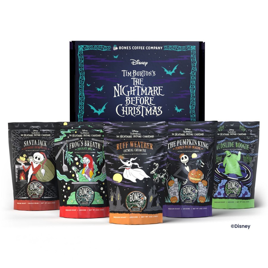 Bundles Bones Coffee Company | Disney Tim Burton'S The Nightmare Before Christmas Collector'S Box