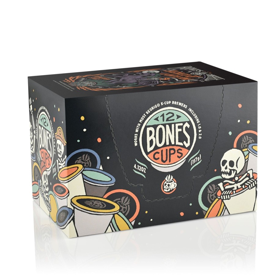 Coffee & Cocoa Bones Coffee Company | Jacked O Lantern Bones Cups - 12 Count