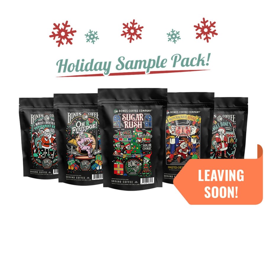 Coffee & Cocoa Bones Coffee Company | Bones' Holiday Sample Pack