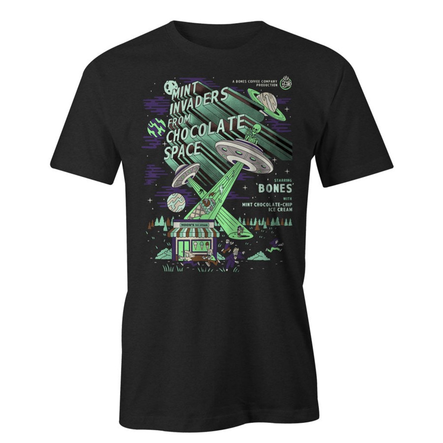 Gear Bones Coffee Company | Mint Invaders From Chocolate Space Tee