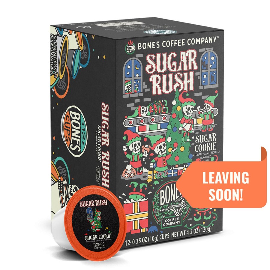 Coffee & Cocoa Bones Coffee Company | Sugar Rush Bones Cups - 12 Count